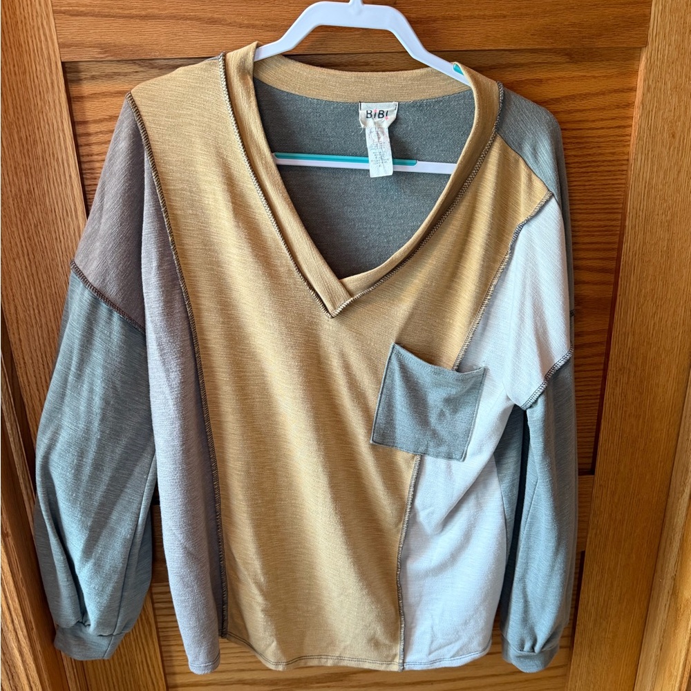 BIBI XL long sleeve shirt (olive green)